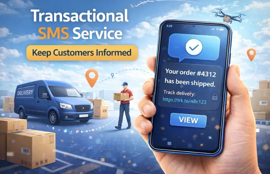 Transactional SMS API solution for alerts and notifications
